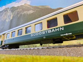 Roco __ 6er Set _ SOB Südostbahn Personenwagen __ OVP DC H0