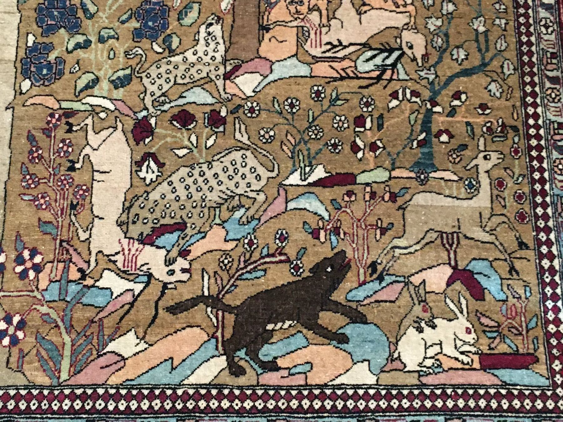Tappeti: Isfahan Teppich mit Lebensbaum – Usato da Basel venduto da Lancer4 5