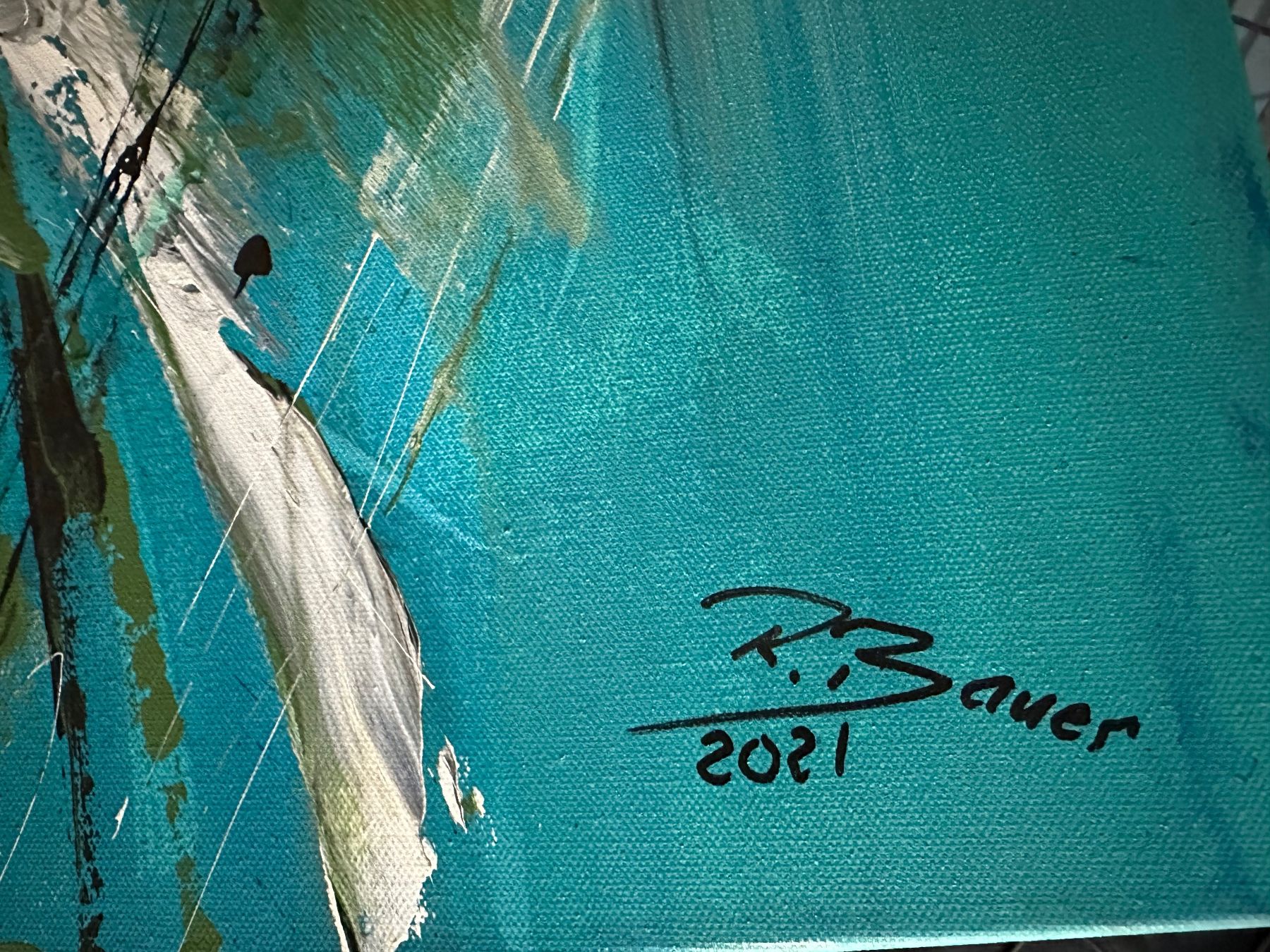 Gemälde: Acrylbild 80 x 120 cm – Gebraucht aus Chur von Flatcoat 1