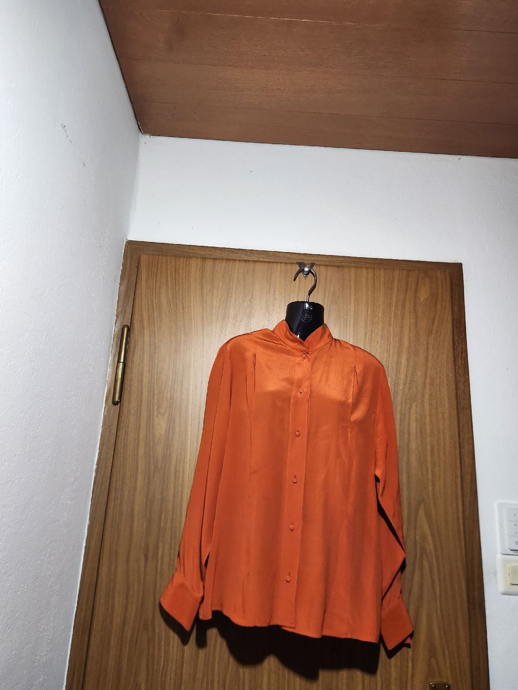 Blusen: Chemisier COCON orange taille 40 100% soie  – Gebraucht aus Niedergösgen von Eva2410