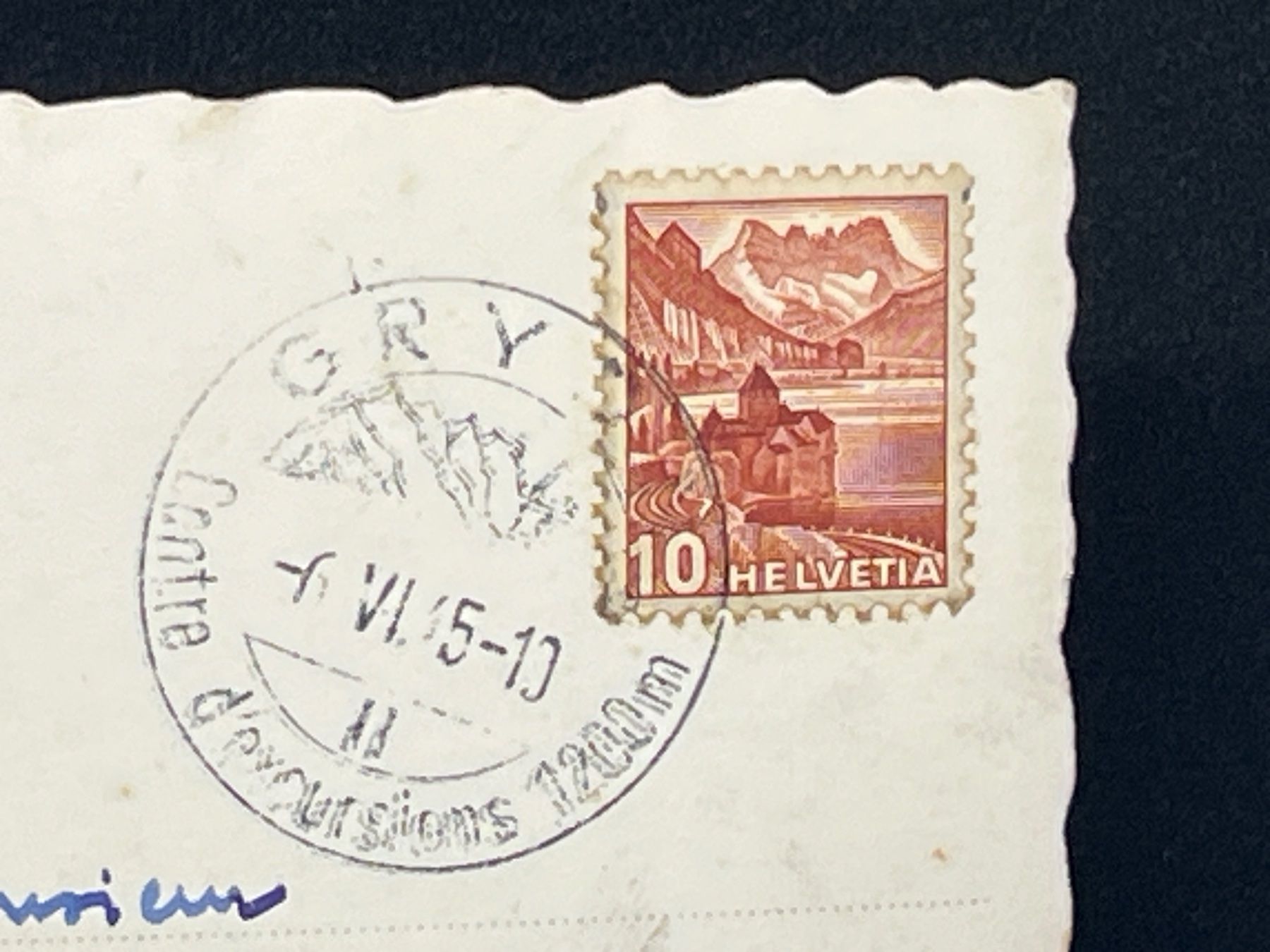 Cartoline postali: Gryon et le Dents du Midi – Usato da Widnau venduto da Brusi9 1