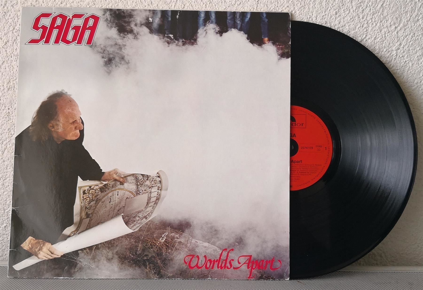 Dischi in vinile: SAGA - WORLDS APART - LP – Usato da Greifensee venduto da scharmant