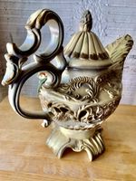 Vintage Teekanne, Blumendekor, Keramik, Sammlerstück!