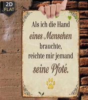 SCHILD MIT SCHÖNEM TEXT AUS HOLZ NEU