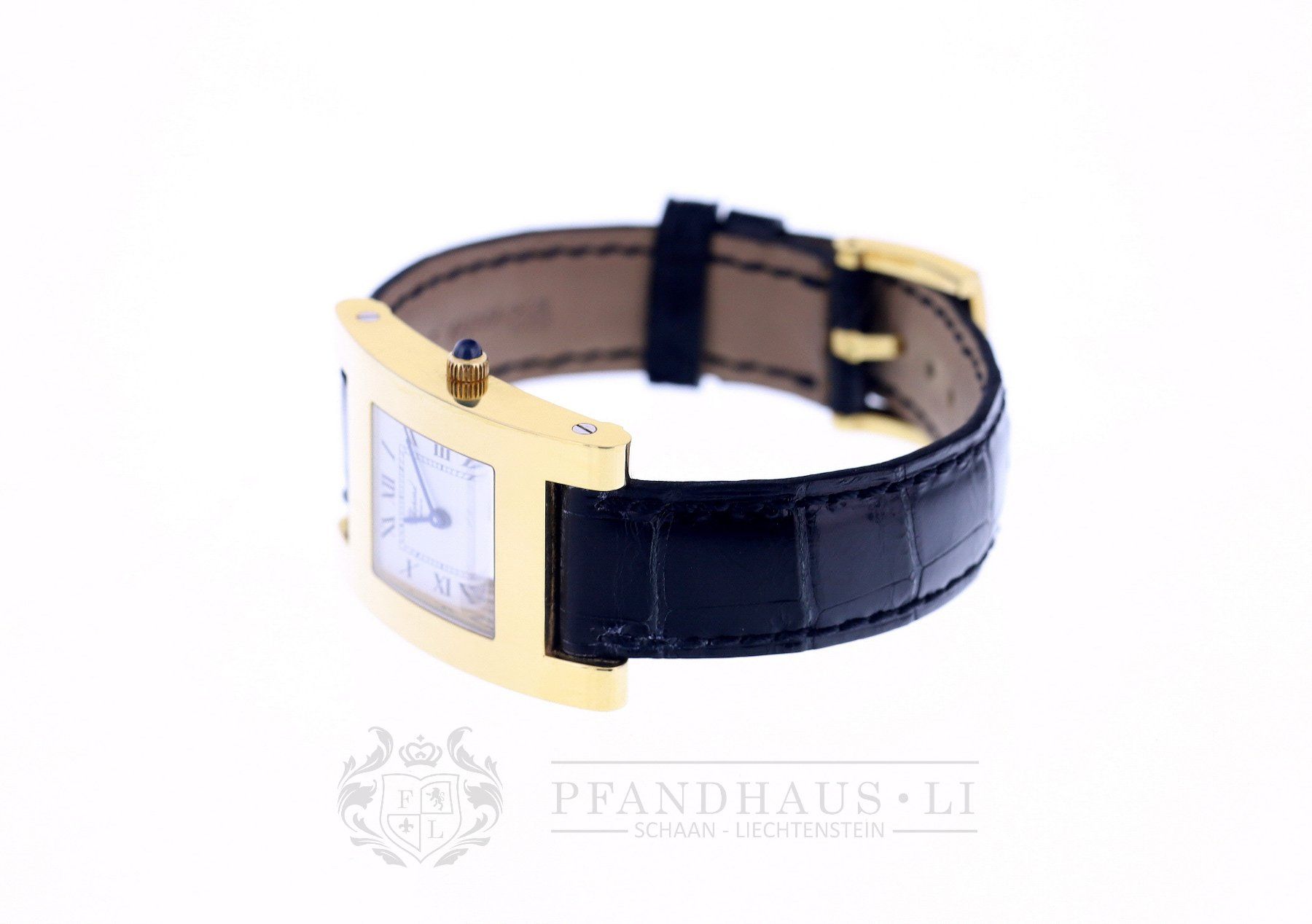Chopard Uhren: CHOPARD TANK CLASSIC REF 12/705 18 KARAT GOLD – Gebraucht aus Schaan von Pfandhaus-LI 2