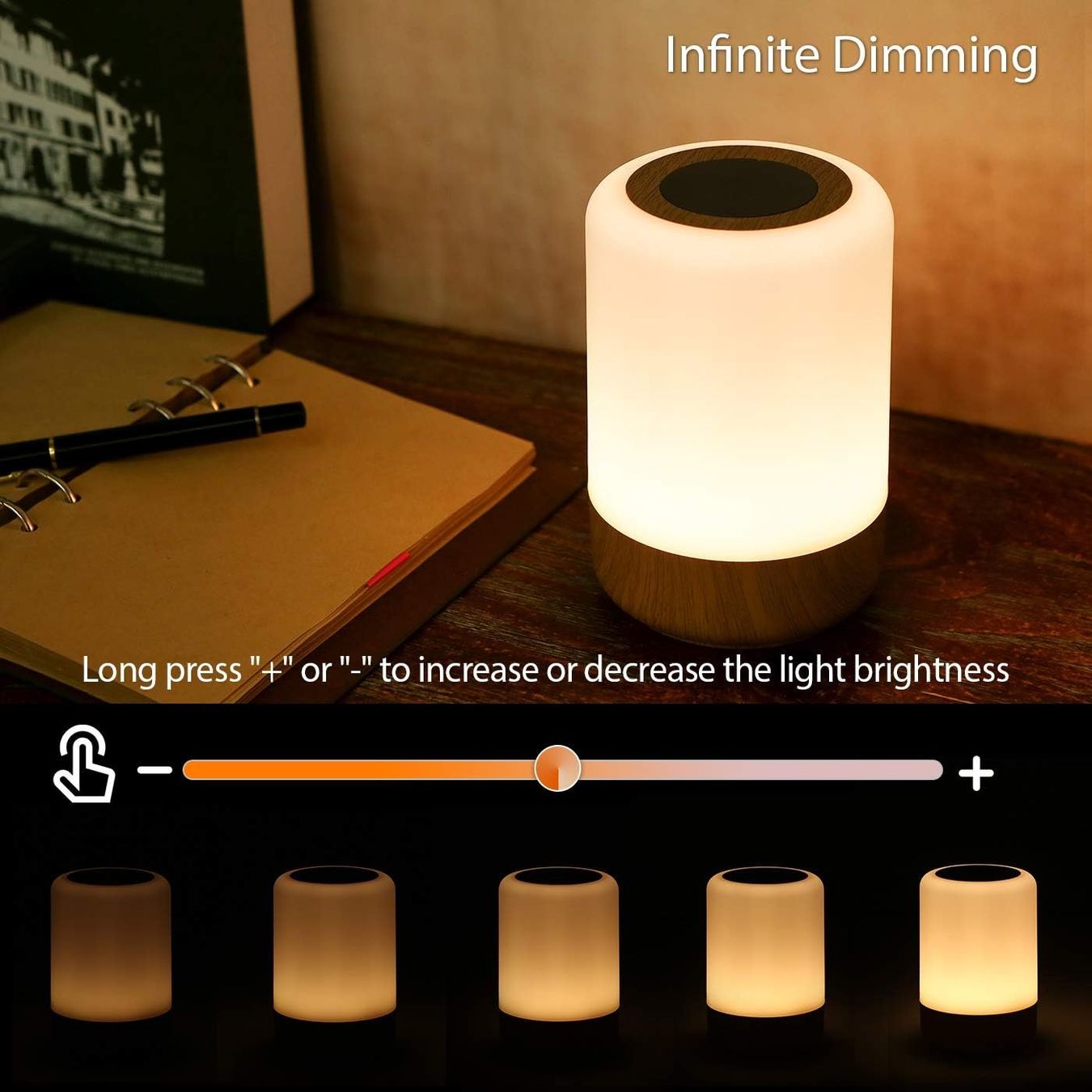 Lampade: Nachttischlampe 2er Set Touch Dimmbar – Nuovo e nell'imballaggio originale da Nuglar venduto da SaleRitter 1