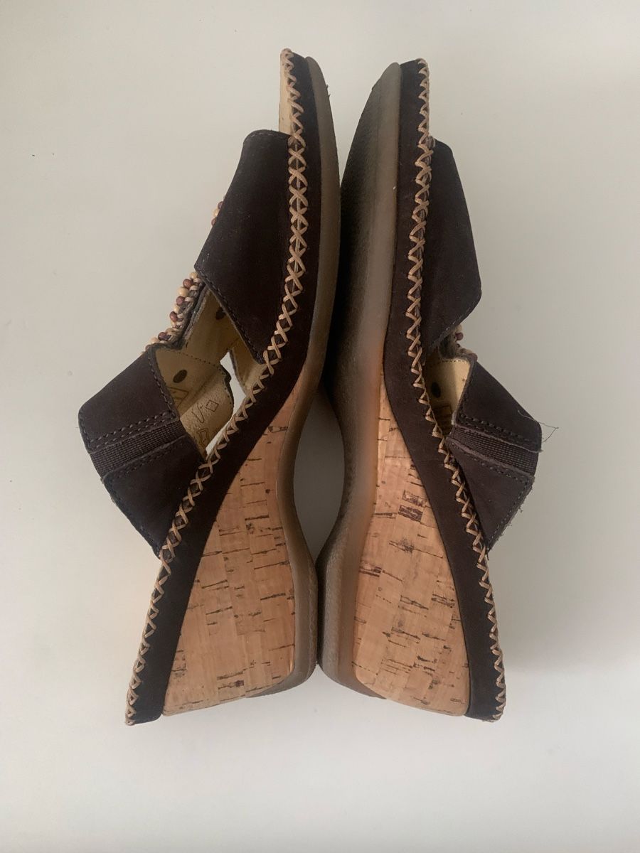 Gabor Scarpe da donna: Bequeme, braune Schlüpfer, Grösse 38.5, Gabor – Nuovo (secondo la descrizione) da Zürich venduto da 1979mausi 1