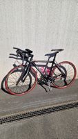 Rennrad Scott CR1 Pro mit Triathlonaufsatz schwarz