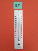 Antiker Emailthermometer