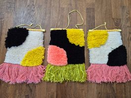 Handwooven wall decoration set of 3