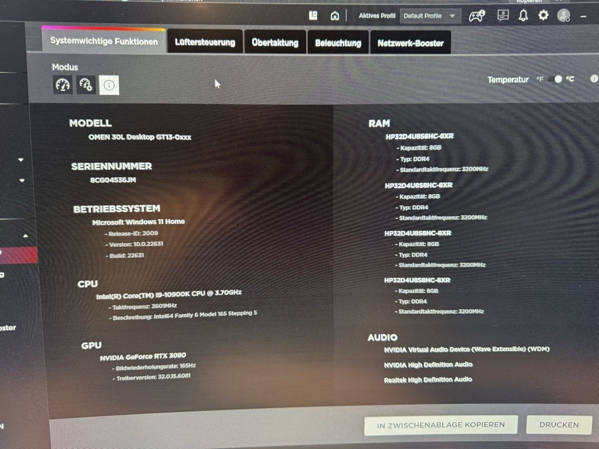 PCs: HP Omen Gaming PC (Nvidia RTX 3080) – Gebraucht aus Wetzikon ZH von DavideCan 3