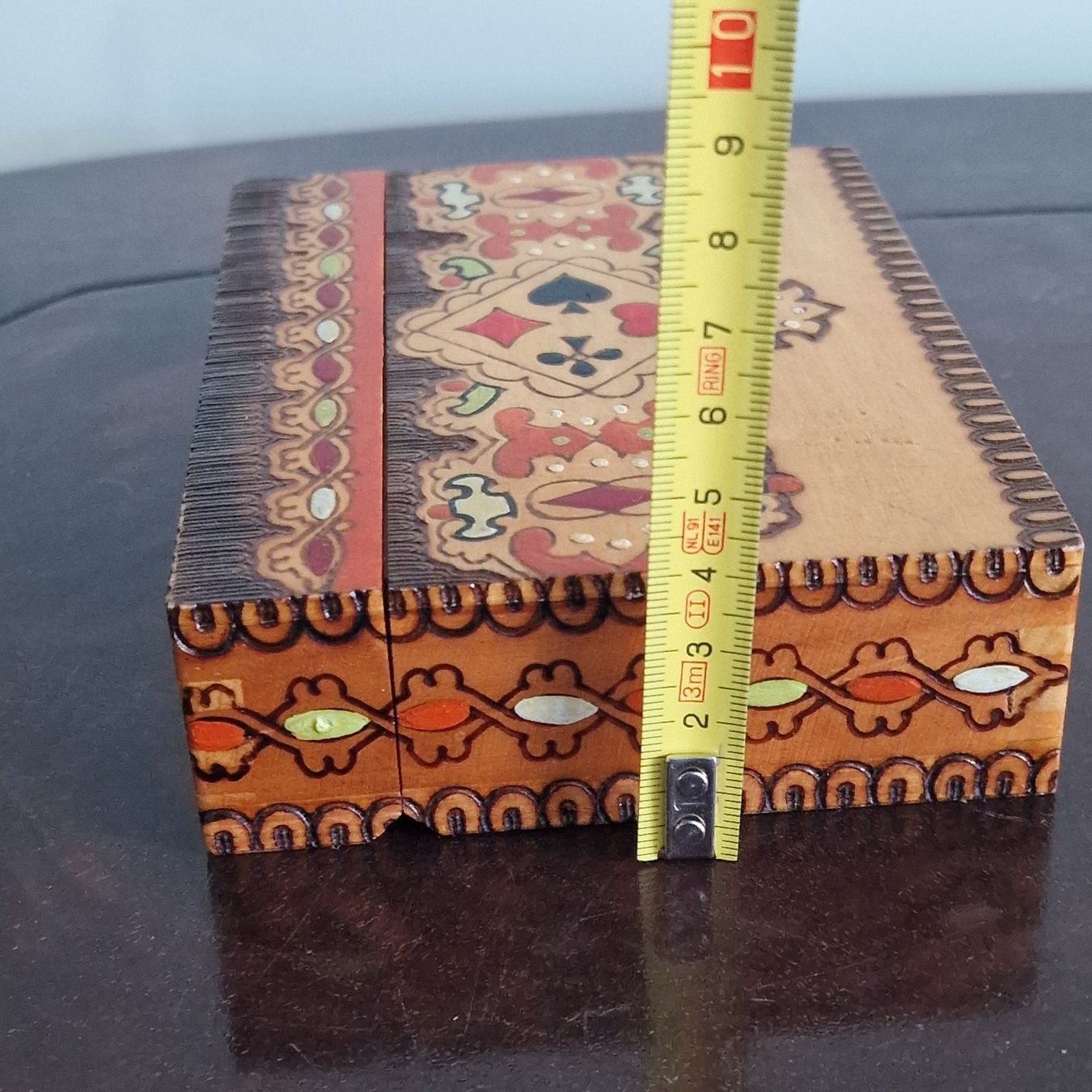 Giochi: Holzbox mit Schweizer Spielkarten, nostalgisch handbemalt – Usato da Birr venduto da sen_8djr 6