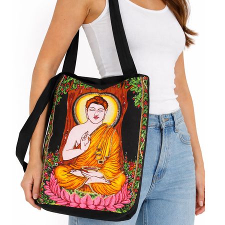 Umhängetasche Buddha Thangka Tasche Beutel Hippie