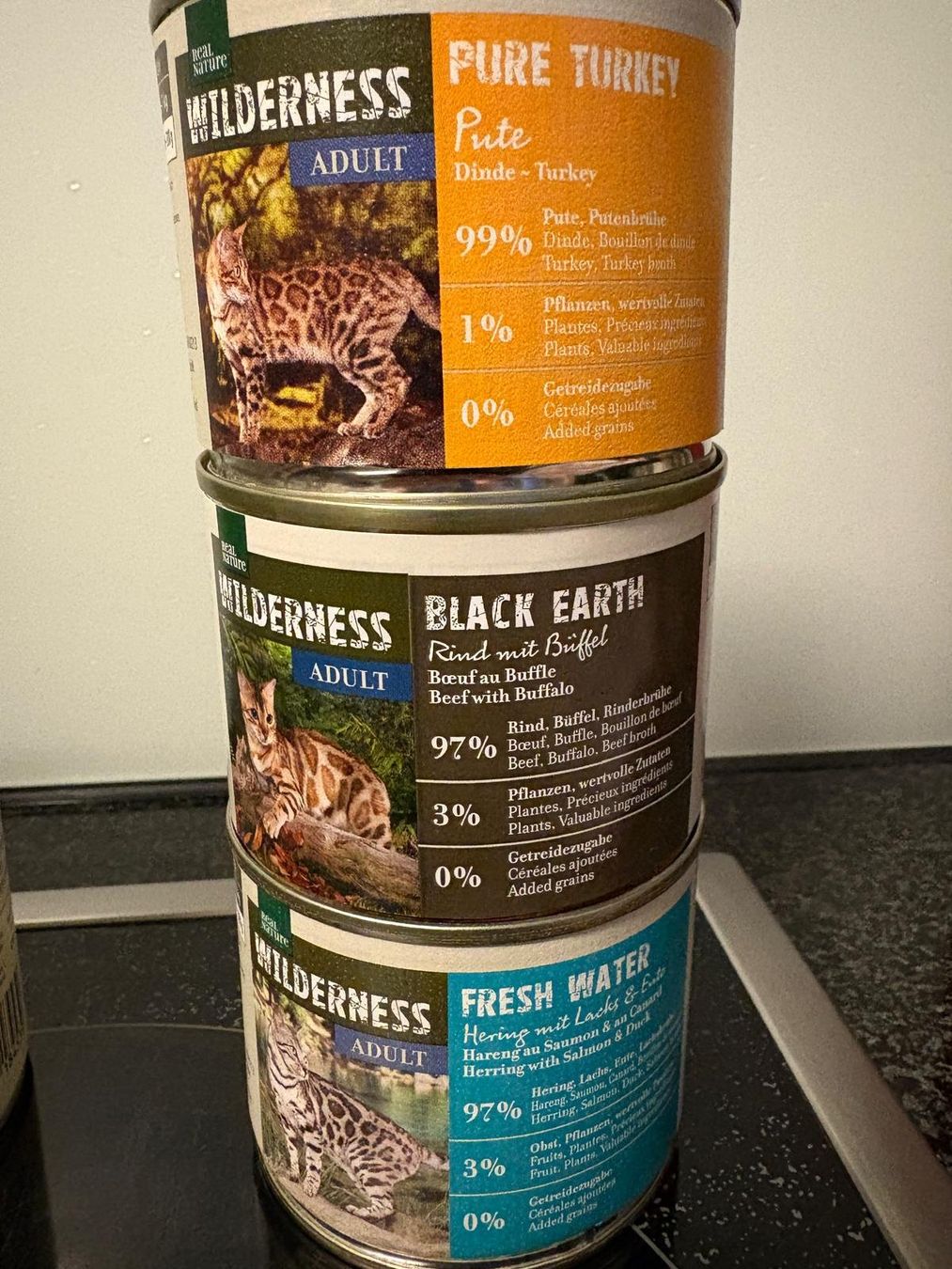 Nourriture: ZU VERSCHENKEN: Real Wilderness Katzenfutter ADULT – Neuf avec emballage d'origine à Zürich par mil_d5v9