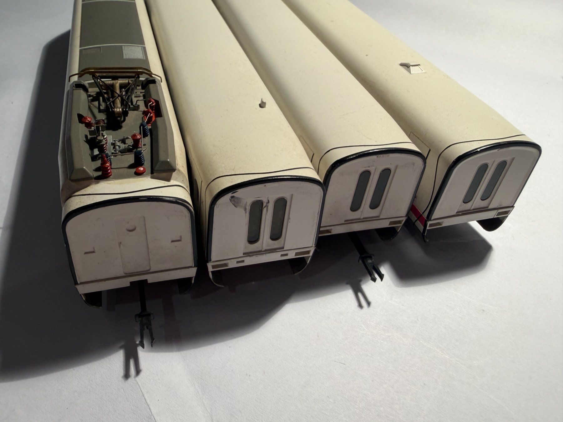 Fleischmann Modellini di ferrovie: Fleischmann E-Lok ICE DB 3teilig, DC analog – Usato da Buchrain venduto da Modellbahn11 4