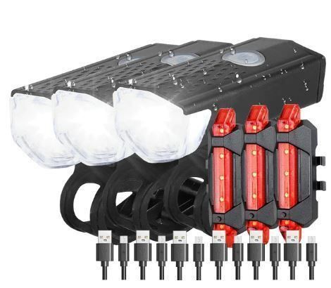Pezzi di ricambio: 3x lumière vélo, 3x feu arrière – Nuovo e nell'imballaggio originale da Delémont venduto da abonprix