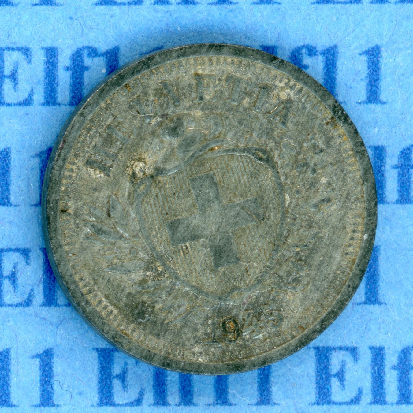 Tutti le monete: CHF___0.01 1945 ss-vz 1 Rappen – Usato da Widnau venduto da Elf11