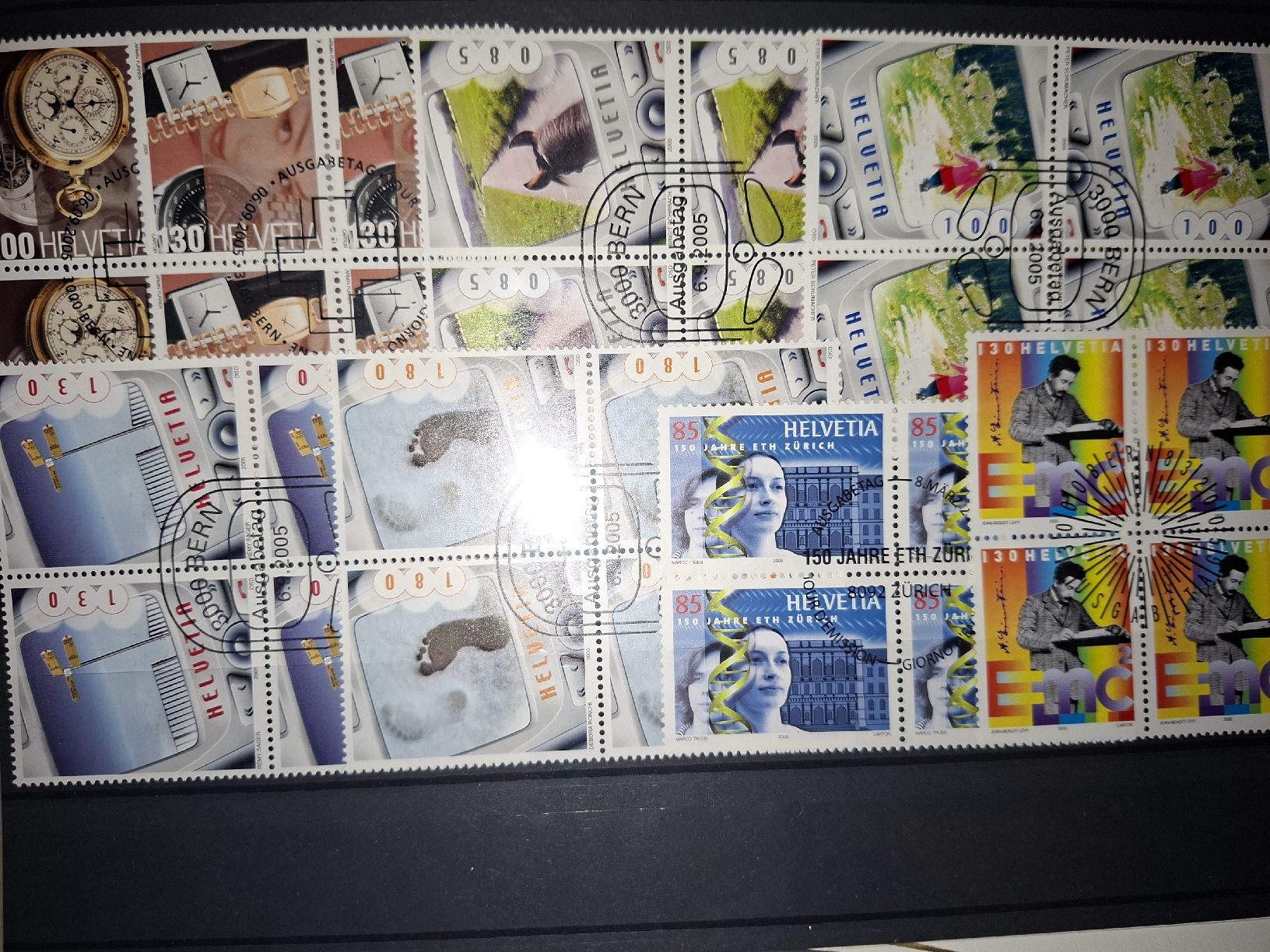 Tous les timbres: Werbemarken eher modern div. 4er Blocks  – D'occasion à Balgach par SIMEON27 7
