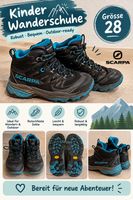 Kinder Wanderschuhe Scarpa schwarz blau Grösse 28