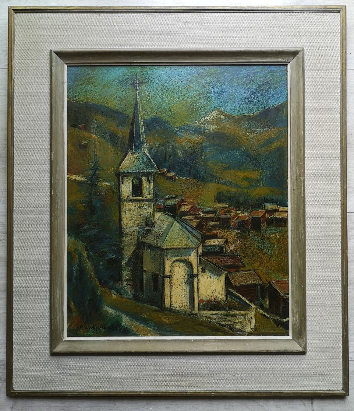Dipinti: Jean Monod Valais Chandolin Val danniv – Usato da Conthey venduto da Cathlouz 1