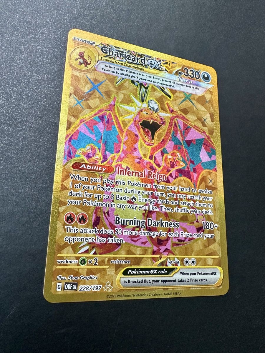 Pokémon Carte collezionabili: Charizard ex #228 - Obsidian Flames - Hyper Rare – Usato da Bern venduto da HugoStiglitz11 1