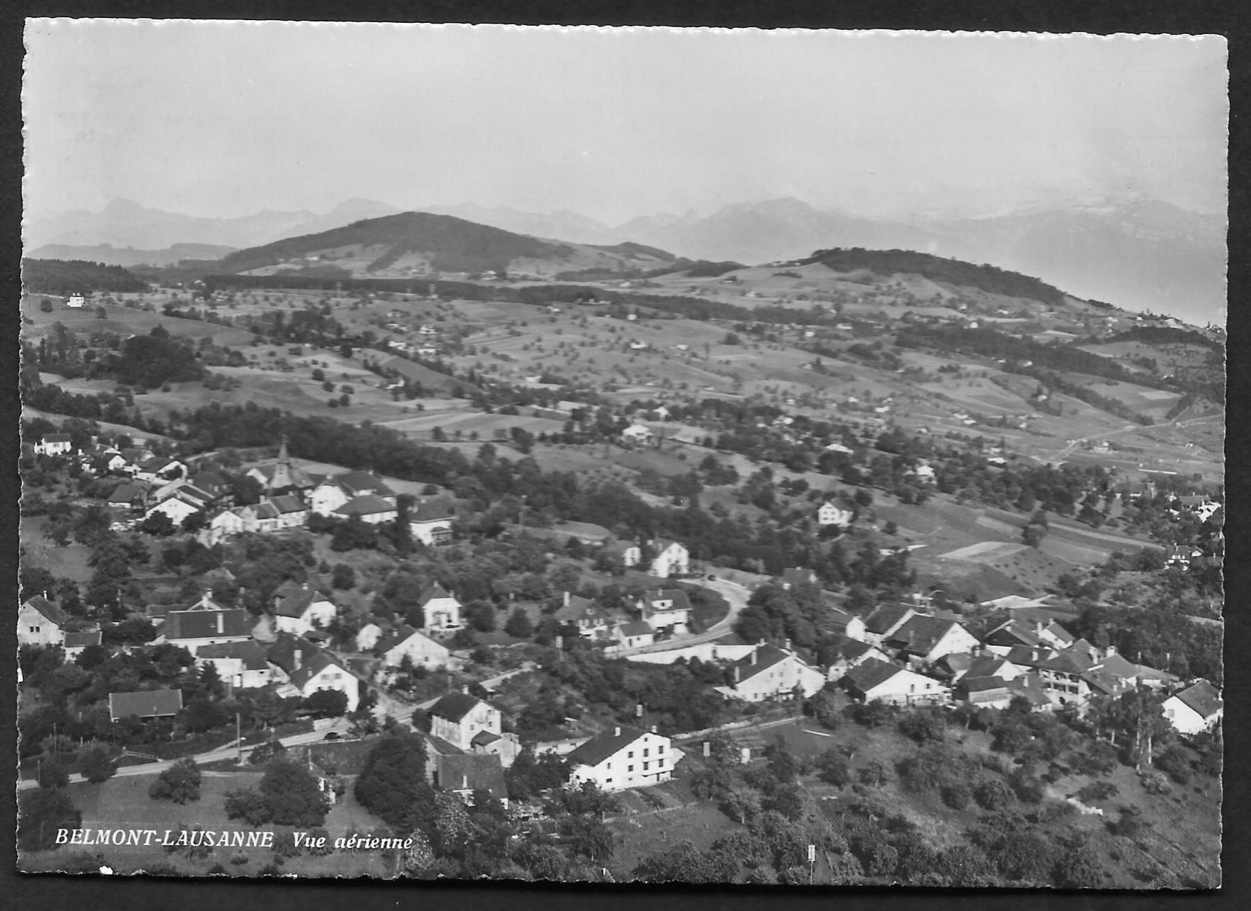 Cartoline postali: Belmont - Lausanne Vue aérienne – Usato da Olten venduto da clotaldi