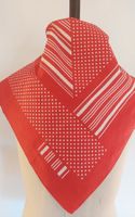 Baumwolltuch quadratisch rot