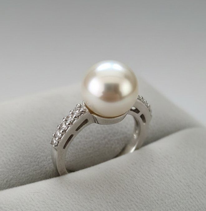 Anelli: Eleganter Silber 925  Perlen-Ring - NEU – Nuovo e nell'imballaggio originale da Uetikon am See venduto da Coralreef