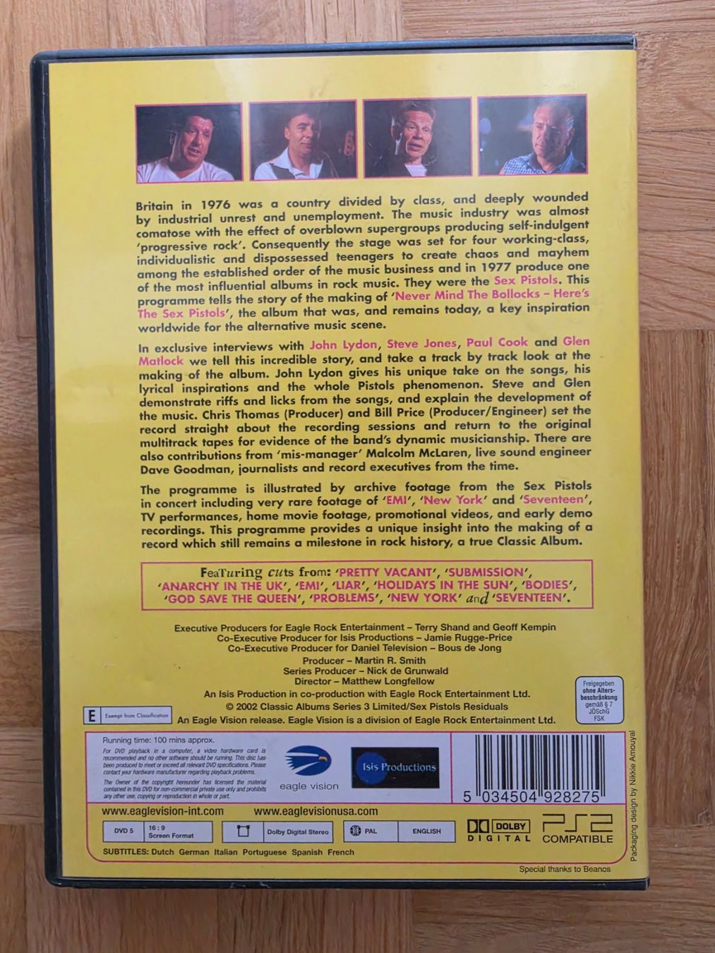 Tutti i DVDs: DVD Sex Pistols – Usato da Stäfa venduto da flamingo_17 1