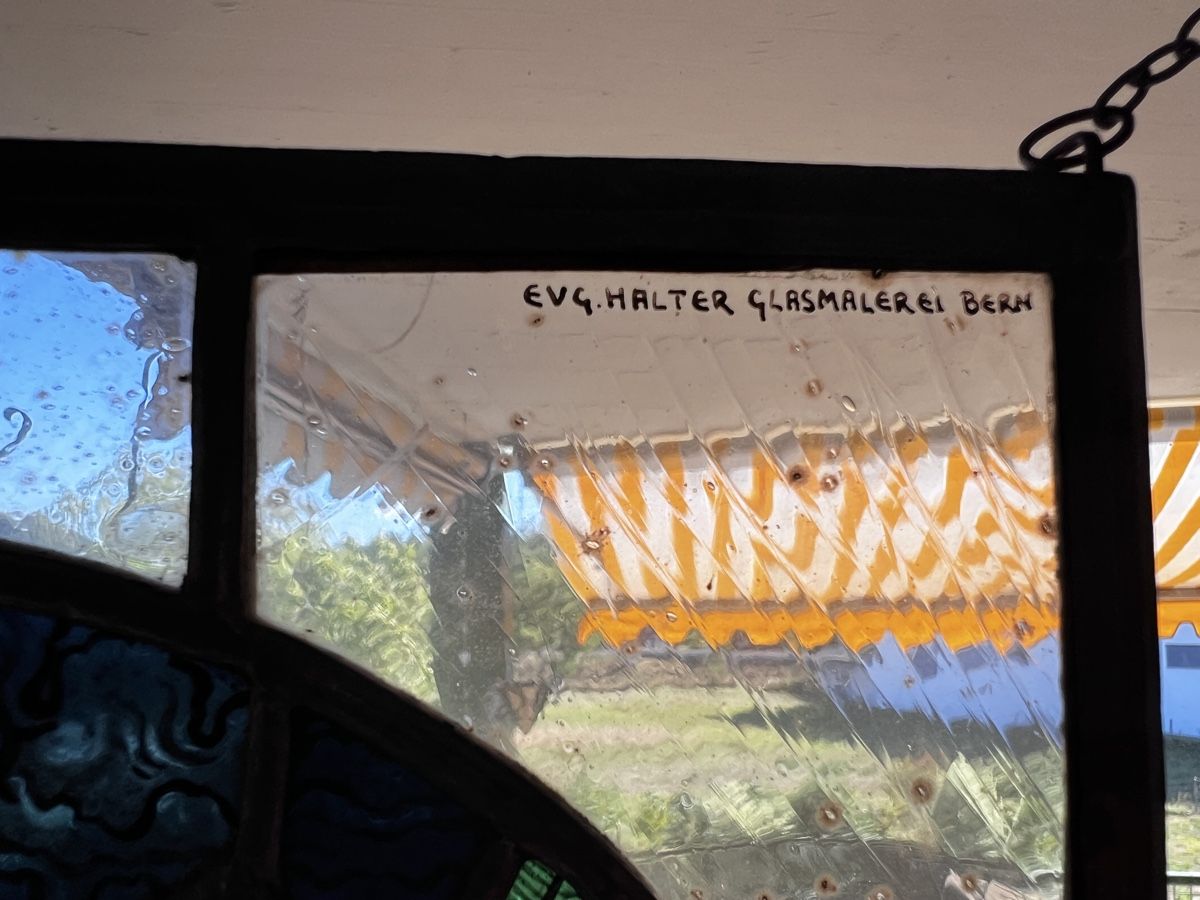 Sonstige Antiquitäten & Kunst: Buntglas Bern 1191 Glasmalerei Halter Bern – Gebraucht aus Neuenegg von Magosaurus 1