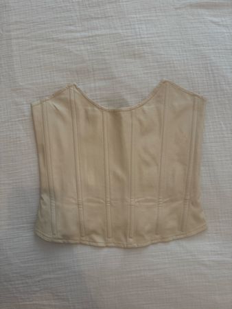Corsett aus Kunstleder von Miaou Gr. XS