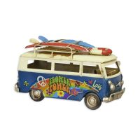 Blechauto A FLOWER POWER SURF BUS