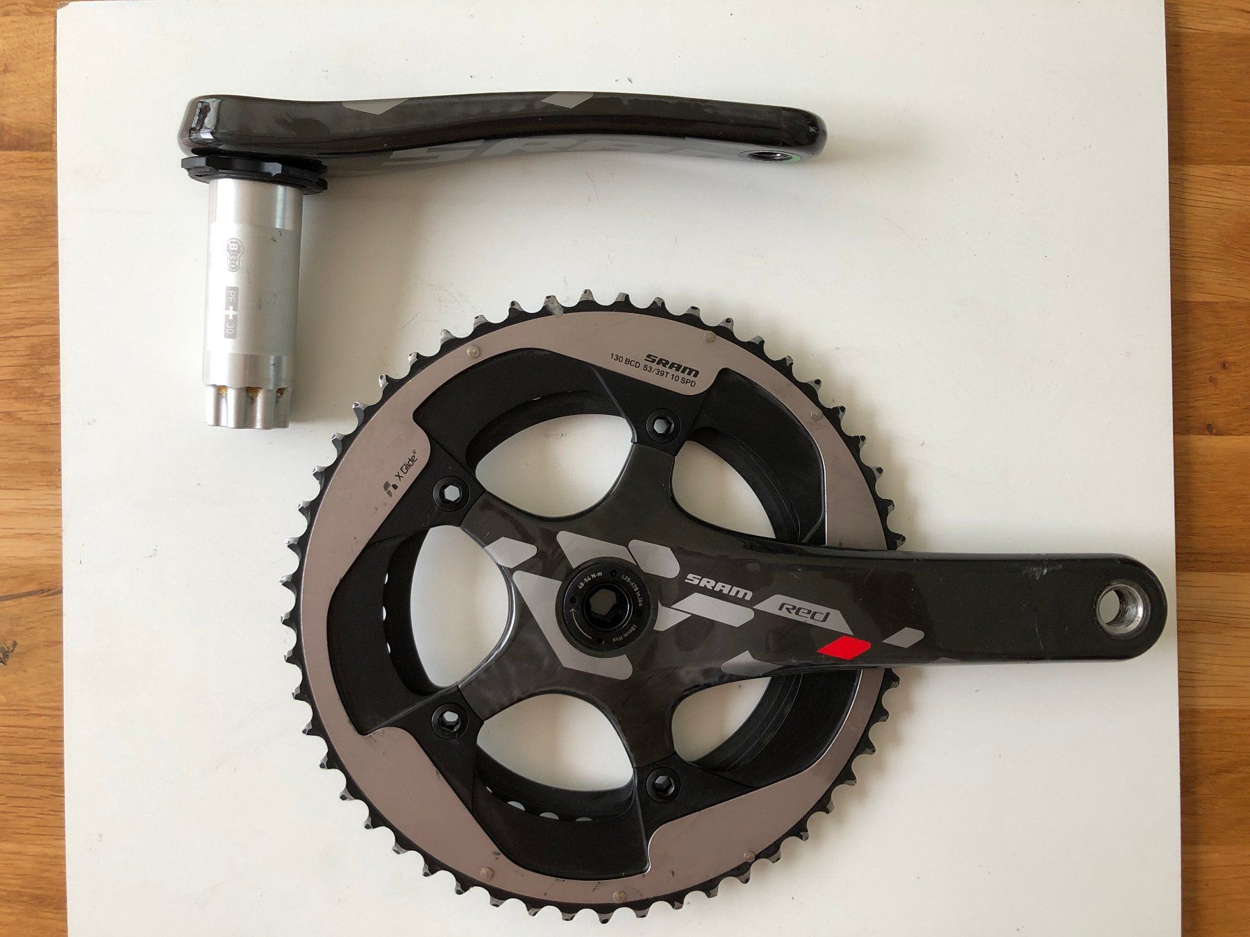 Sram Pezzi di ricambio: Kurbelsatz Sram Red – Usato da Riehen venduto da flohropax
