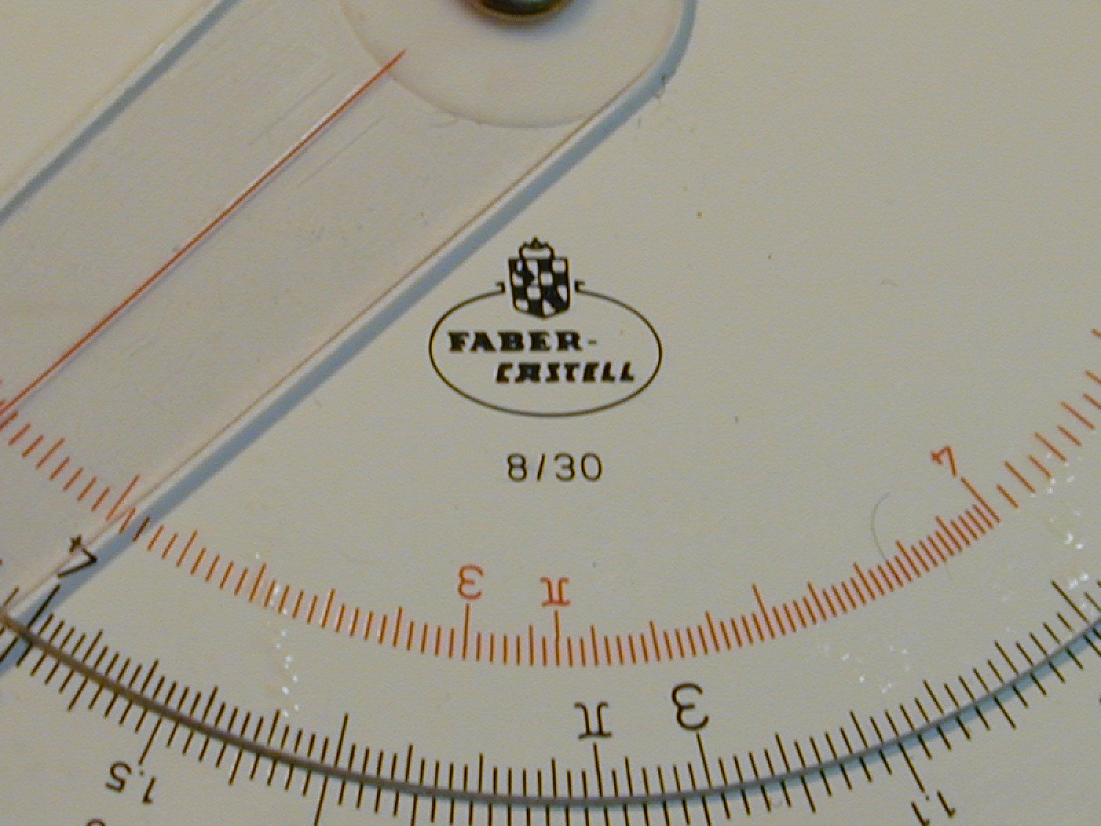 Taschenrechner: FABER-CASTELL 8/30  RECHENSCHEIBE, CIRCULAR SLIDE RULE – Gebraucht aus Oberursel von swinger-ecki 1