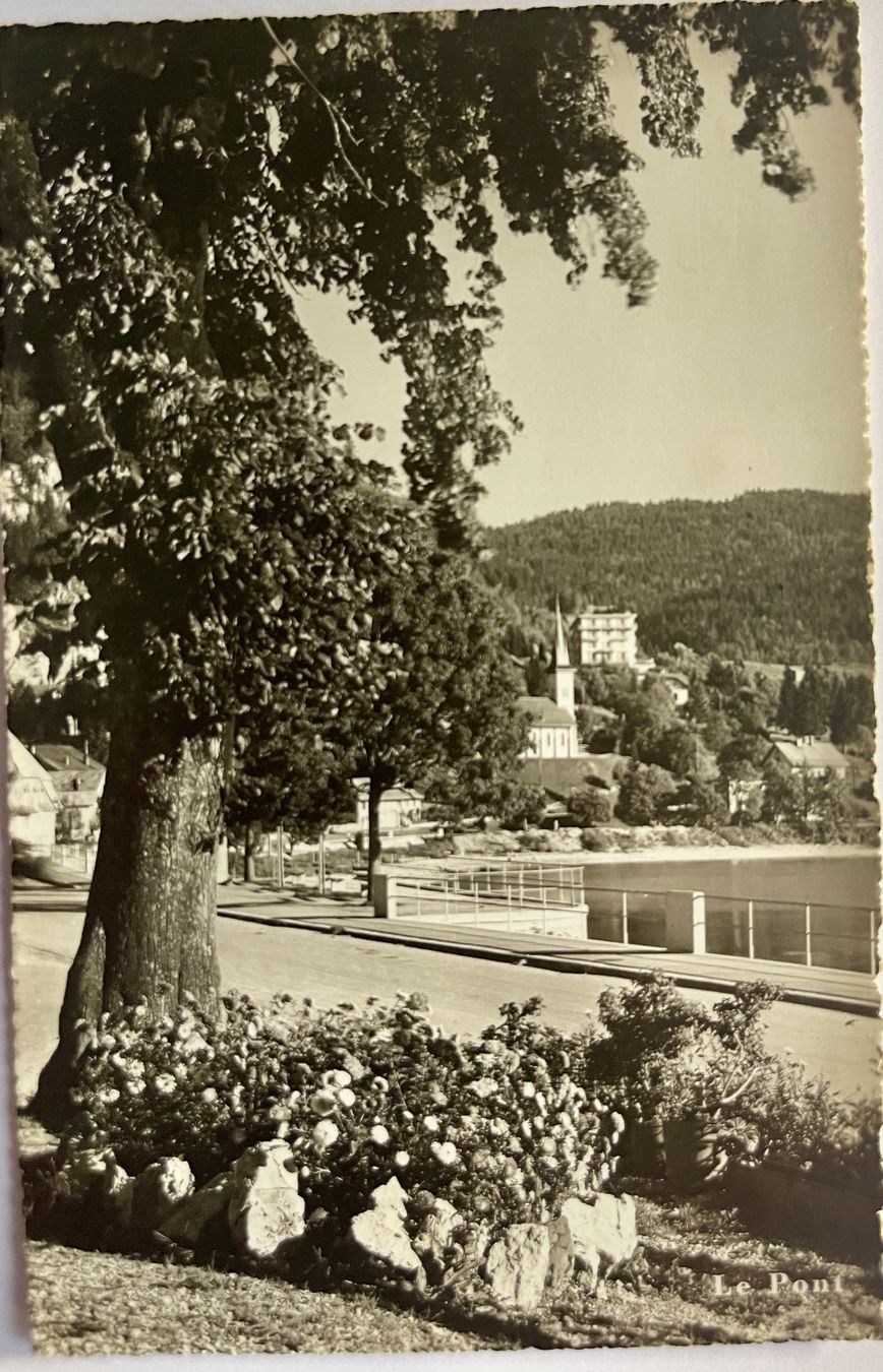 Ansichtskarten: LE PONT  - Vallée de Joux 1946 – Gebraucht aus Lutry von Ediego