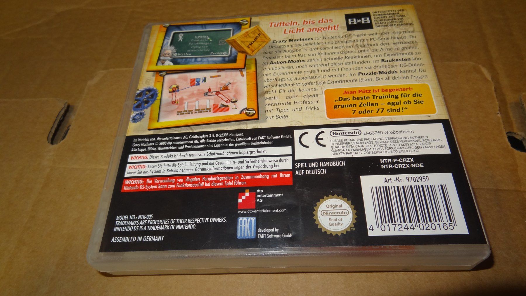 Nintendo Giochi: Crazy Machines DS – Usato da Olten venduto da Disc-Ausverkauf 2