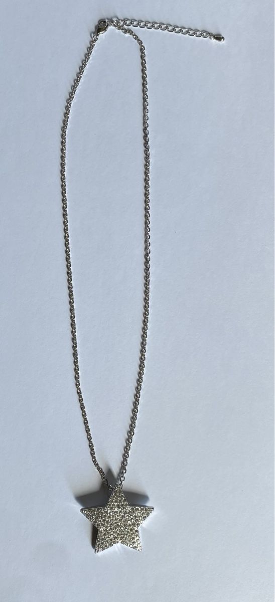 Catenine: Funkelnde Stern Halskette, Modeschmuck rhodiniert – Usato da Zürich venduto da sus_k5bd 1