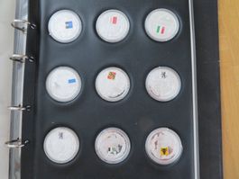 150 Jahre Schweizer Bundesstaat 26x1 oz. Kanton Silbermünzen