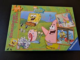 3er Puzzle Sponge Bob, ab 5J