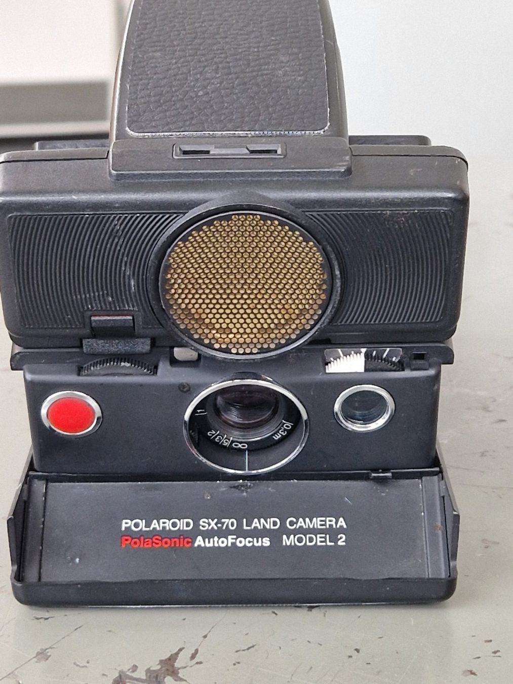 Appareil Photo Vintage Polaroid SX-70 Land Camera Polasonic Autofocus Model 2