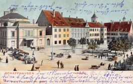 Schaffhausen, Herrenacker, gelaufen 1904