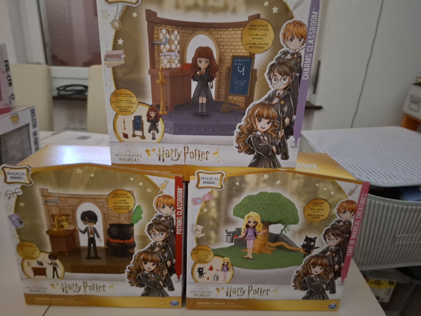 Giocattoli: Set 3 Harry Potter Magical Mini Casa – Nuovo e nell'imballaggio originale da Monte Carasso venduto da Buttefly