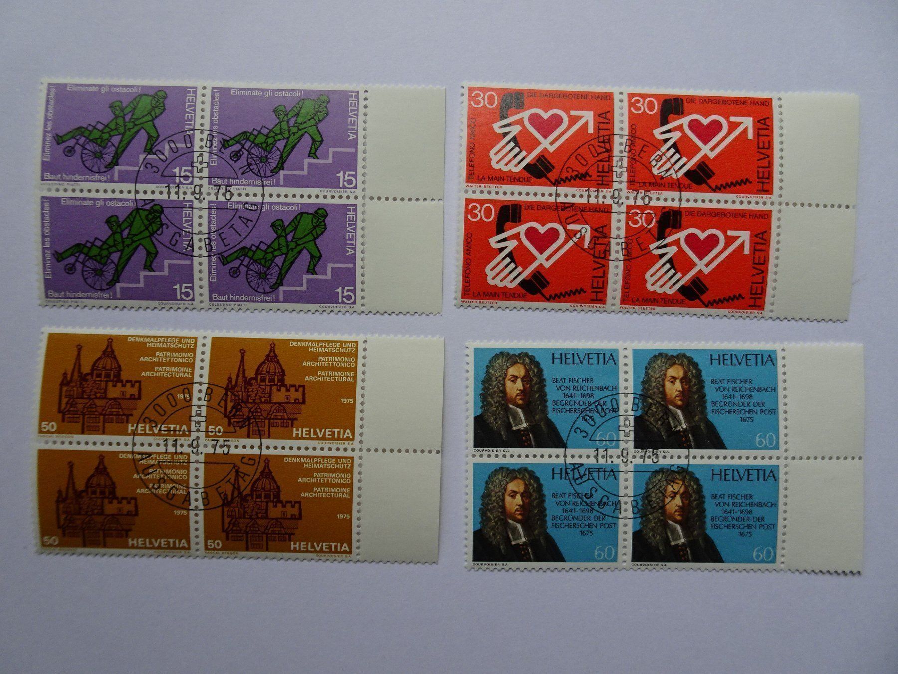 Tous les timbres: 1975 – Neuf (Voir description) à Aadorf par Chnorli-Furz