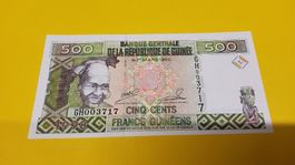 Guinea 500 Francs Guinéens, 1970, Selten