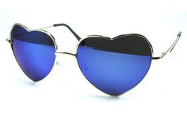 Herzförmige Sonnenbrille SWEETHEART blau SRT222-BLU