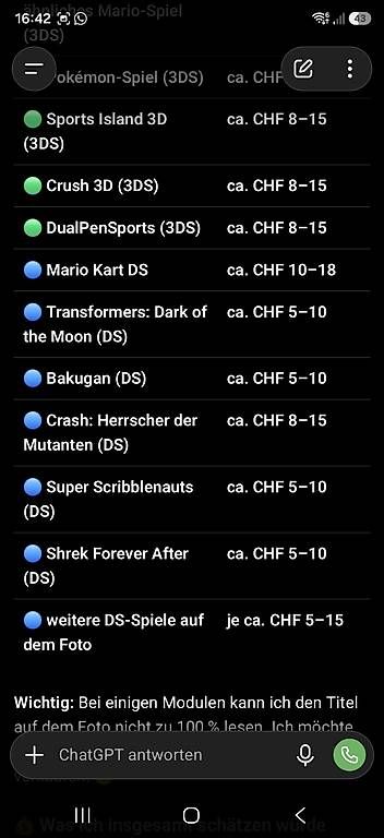 Console: Nintendo ds mit 21 games – Usato da Rümlang venduto da jas_kl2n 1