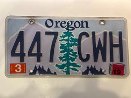 🇺🇸 U.S. Autoschild, Oregon 447 CWH  - ORIGINAL
