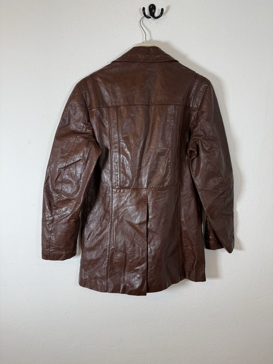 Jacken: Man vintage leather brown jacket – Gebraucht aus Lugano von TheUniversalClothing 1