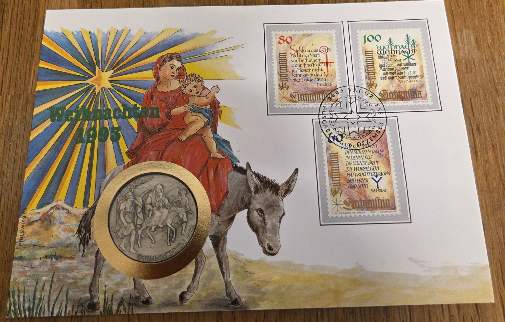 Medaglie: Silbermedaille Weihnachten von 1993 – Usato da Stans venduto da Ducati16