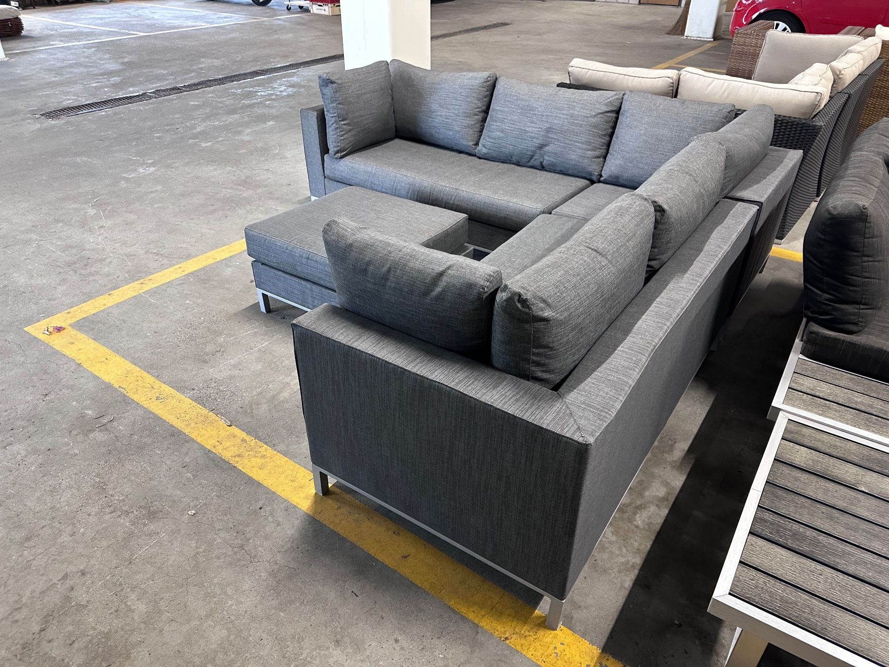 Divani: Gartenlounge Stoff/Alu 4-tlg EXOTAN – Usato da Steinach venduto da EvAy_Trade_2023 2